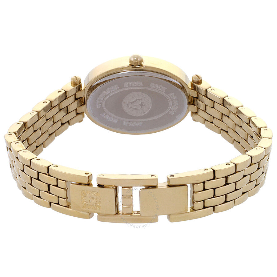 Anne Klein Quartz Crystal Black Dial Ladies Watch and Bracelet Set AK/4076BKST - Dawson Watches #3