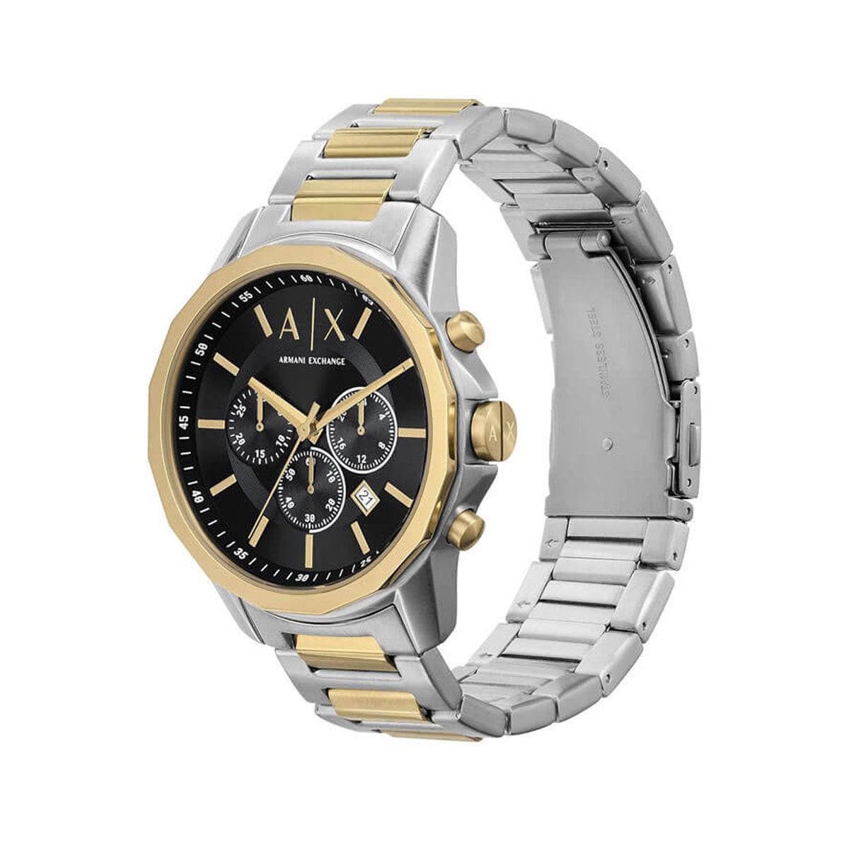 Armani Exchange Banks Chronograph Two-Tone Men's Watch - AX7148