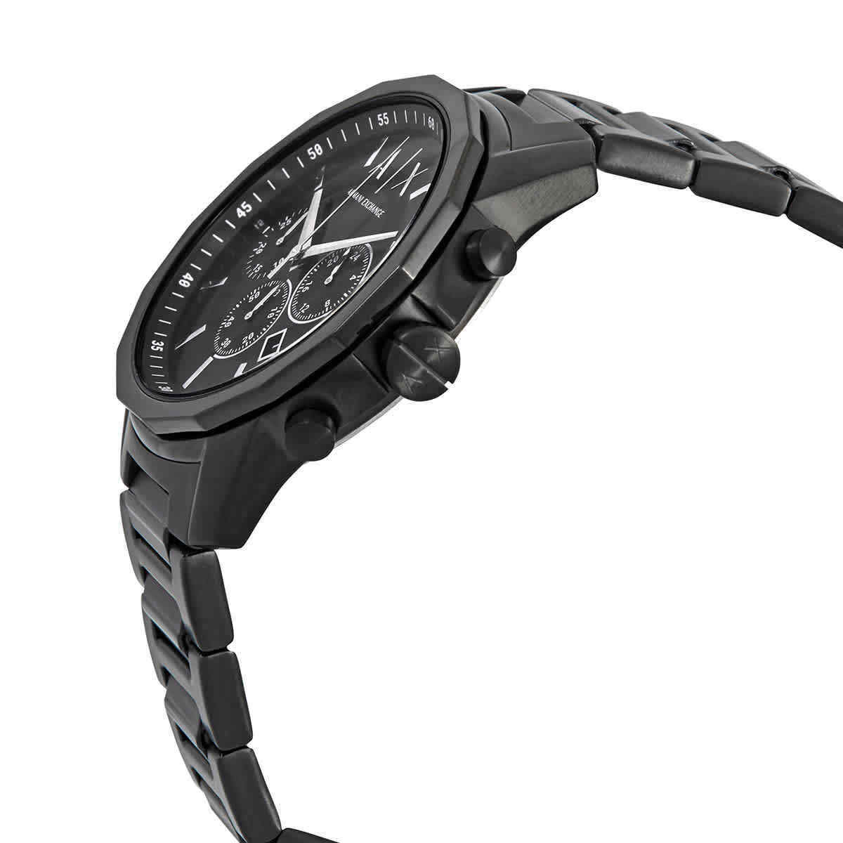 Armani Exchange Banks Chronograph Quartz Black Dial Men’s Watch AX1722 - Watch
