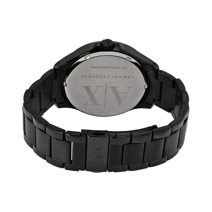 Armani Exchange Hampton Three-Hand Date Black Men's Watch - AX2150