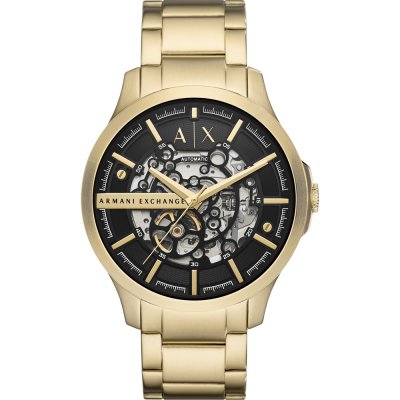 Armani Exchange Hampton Automatic Gold Men's Watch - AX2419