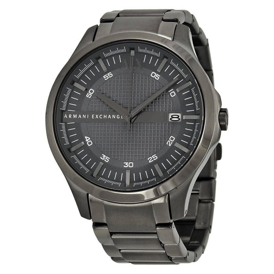 Armani Exchange Hampton Grey Textured Dial Men's Watch - AX2135