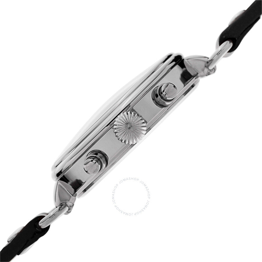August Steiner Black Dial Black Leather Men's Watch AS8131SSB - Dawson Watches #3