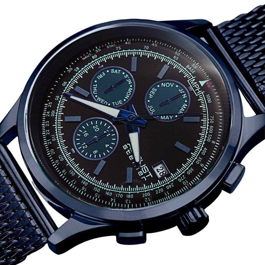 August Steiner Quartz Black Dial Men's Watch AS8194BU - Dawson Watches #2