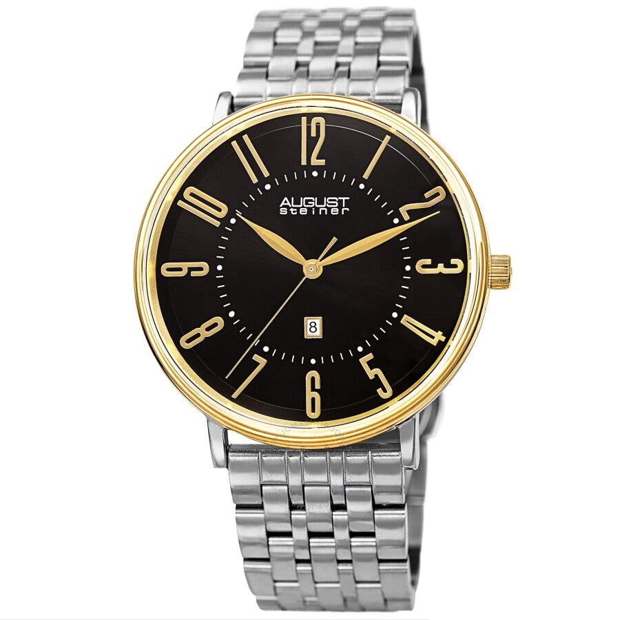 August Steiner Quartz Black Dial Men's Watch AS8257TTG - Dawson Watches