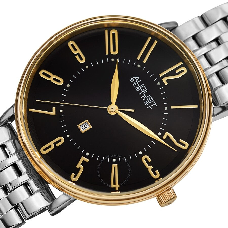 August Steiner Quartz Black Dial Men's Watch AS8257TTG - Dawson Watches #2