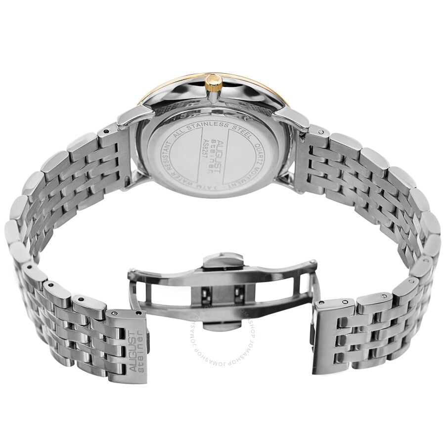 August Steiner Quartz Black Dial Men's Watch AS8257TTG - Dawson Watches #4