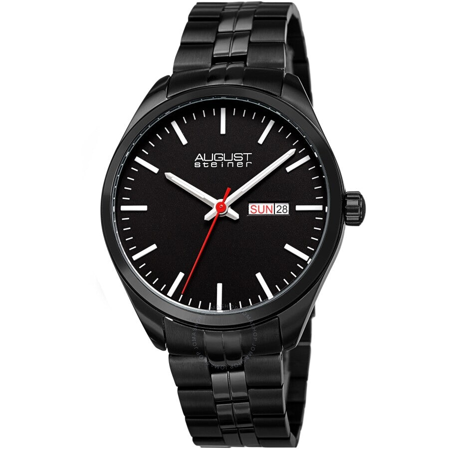 August Steiner Quartz Black Dial Men's Watch AS8271BK - Dawson Watches
