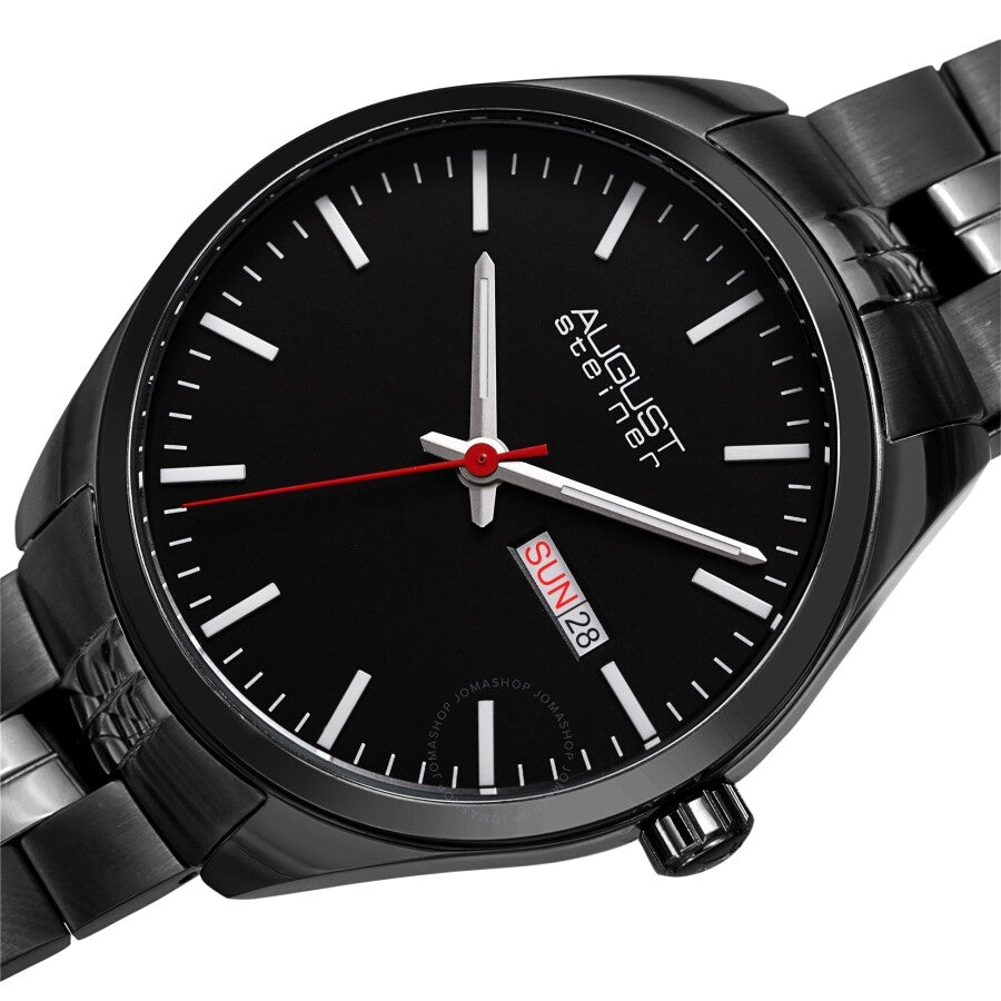 August Steiner Quartz Black Dial Men's Watch AS8271BK - Dawson Watches #2