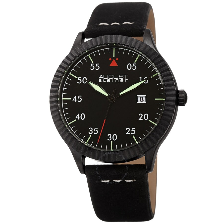 August Steiner Quartz Black Dial Men's Watch AS8272BK - Dawson Watches