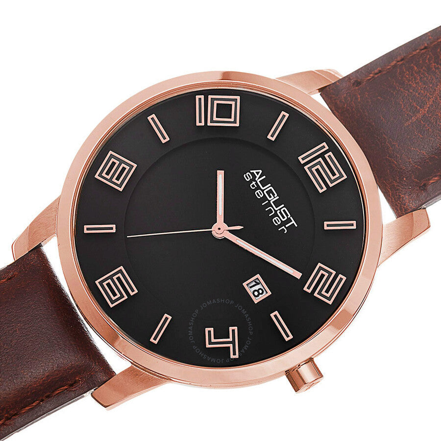 August Steiner Black Men's Watch AS8108RG - Dawson Watches #2