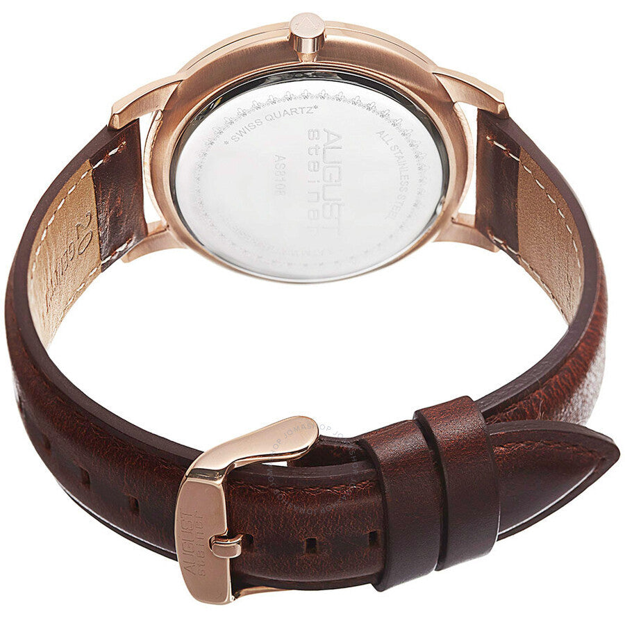 August Steiner Black Men's Watch AS8108RG - Dawson Watches #4