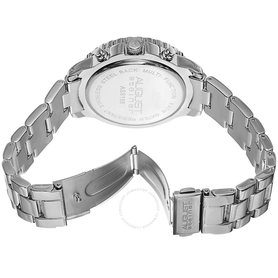 August Steiner Quartz Blue Dial Men's Watch AS8158BU - Dawson Watches #4