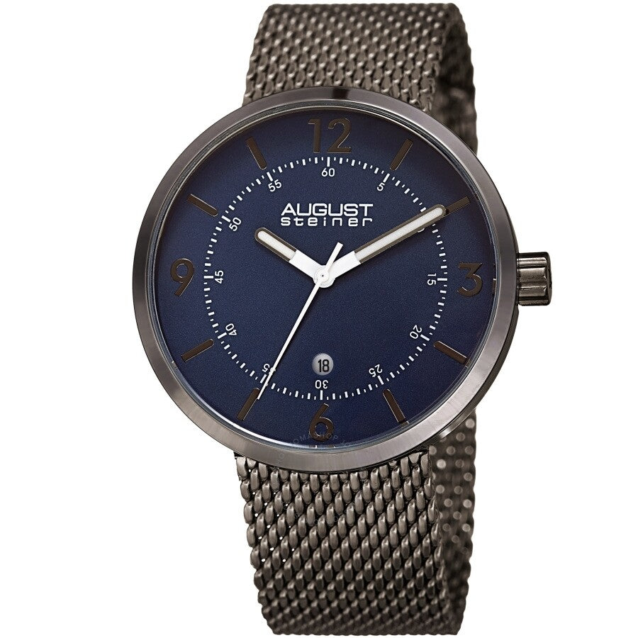 August Steiner Blue Dial Men's Watch AS8204GNBU - Dawson Watches