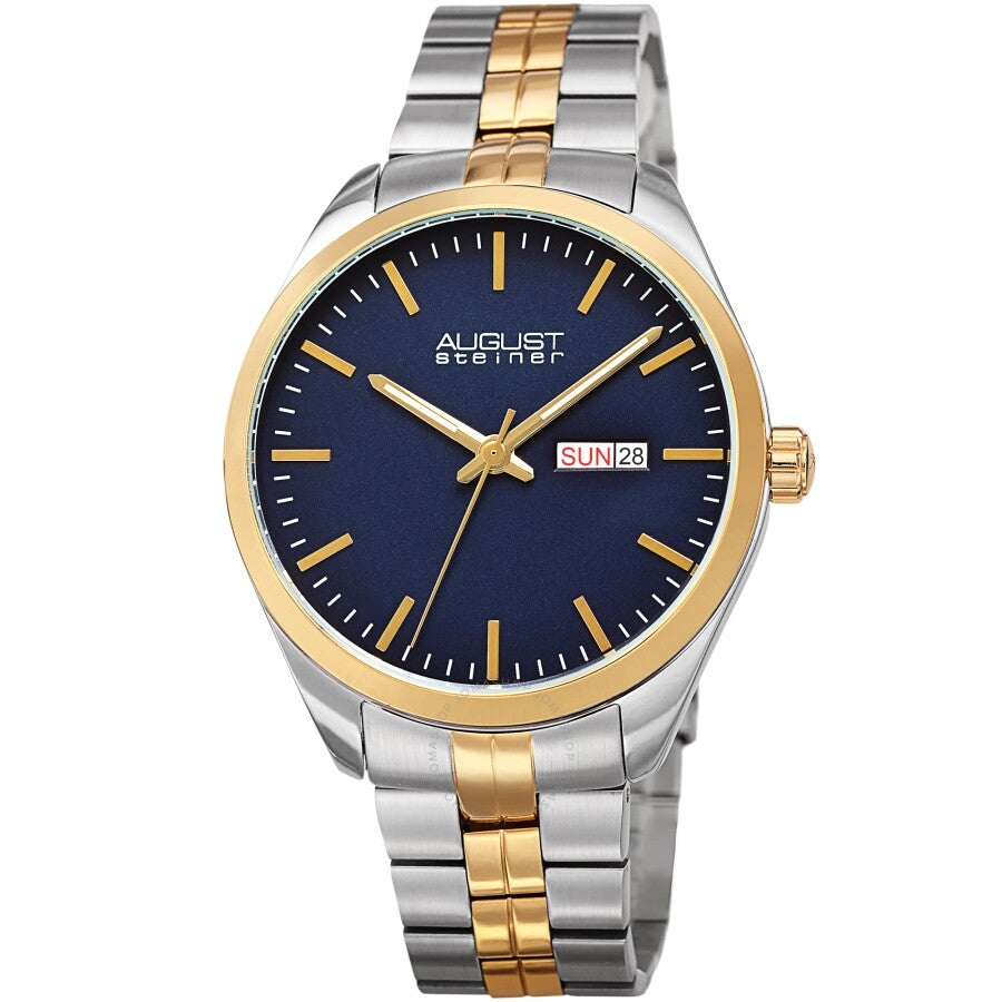 August Steiner Quartz Blue Dial Men's Watch AS8271TTG - Dawson Watches