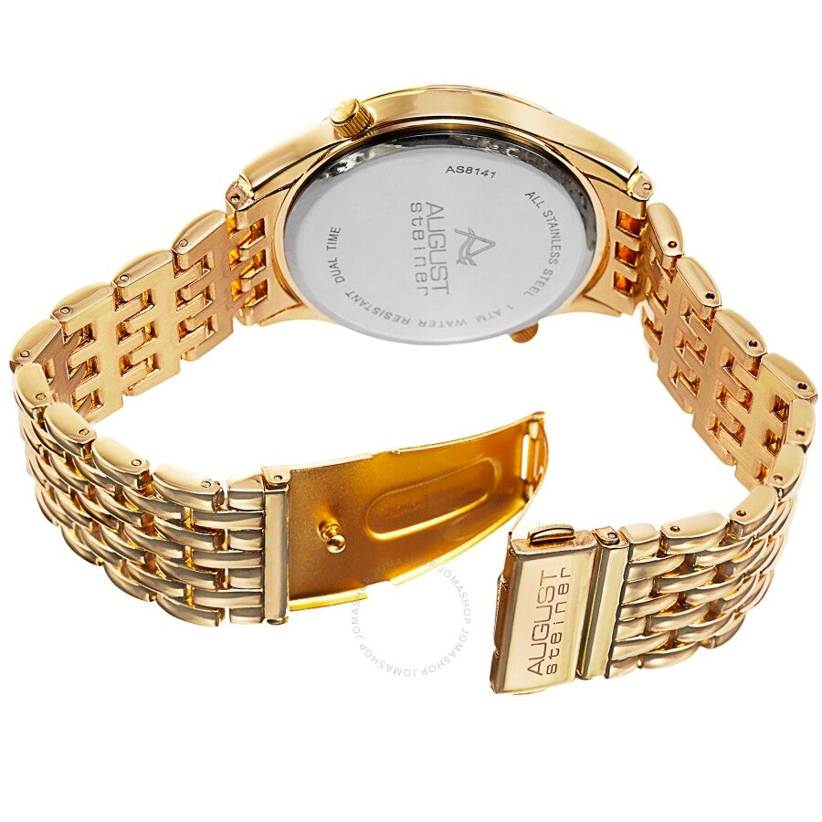 August Steiner Quartz Brown Dial Men's Watch AS8141BR - Dawson Watches #4