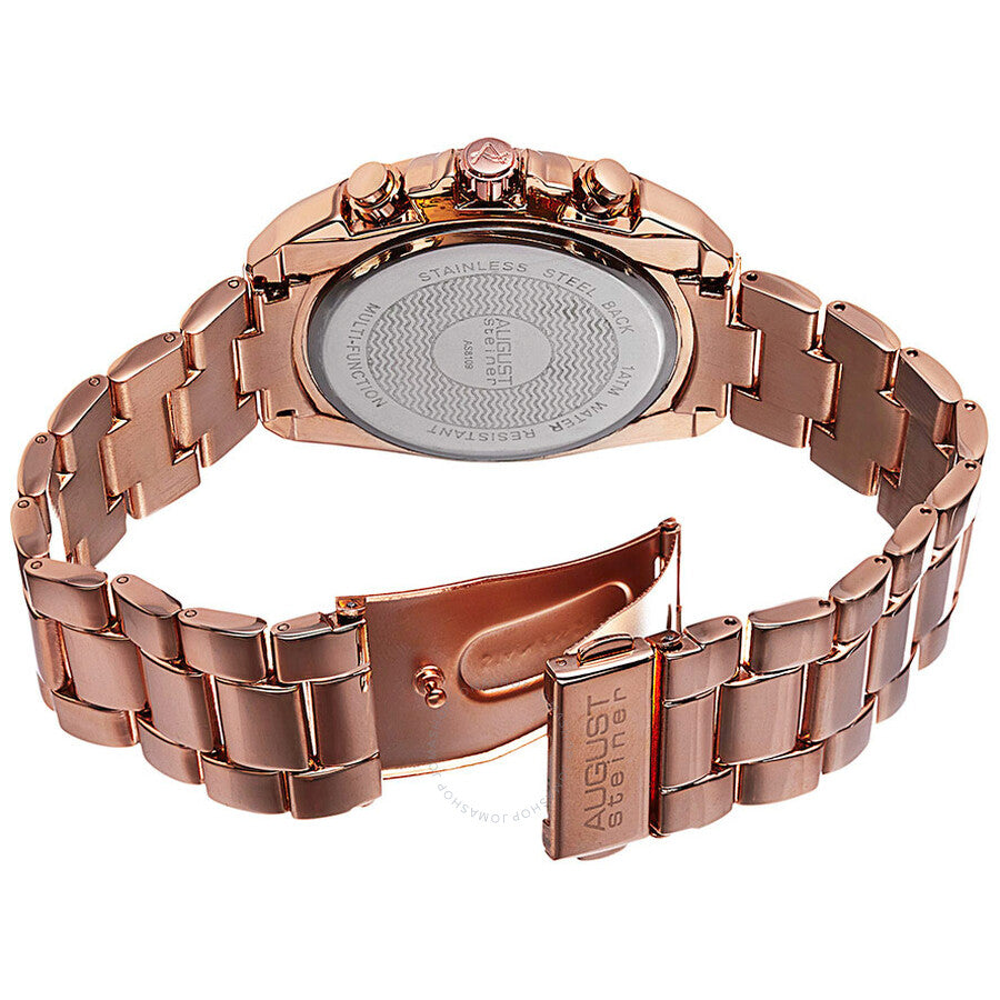 August Steiner Multi-Function Brown Dial Men's Watch AS8109RG - Dawson Watches #4