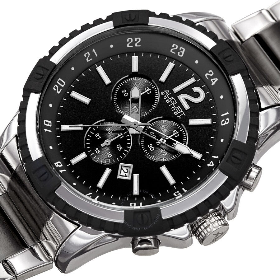 August Steiner Chronograph Quartz Black Dial Men's Watch AS8229TTB - Dawson Watches #2