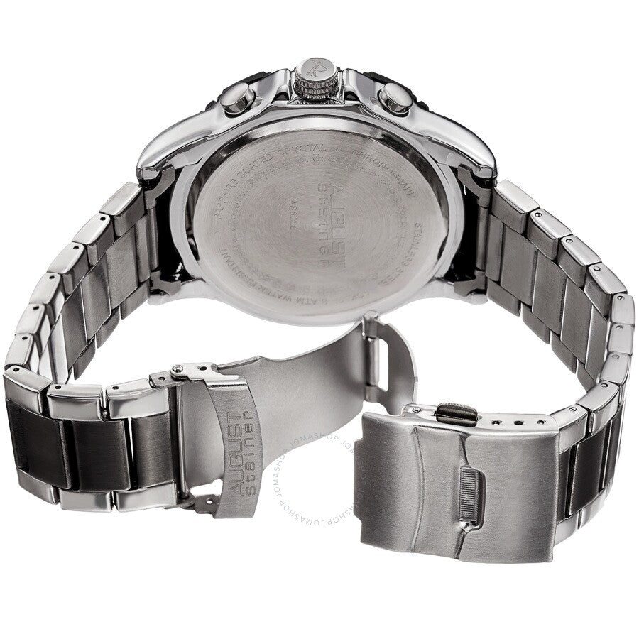 August Steiner Chronograph Quartz Black Dial Men's Watch AS8229TTB - Dawson Watches #4