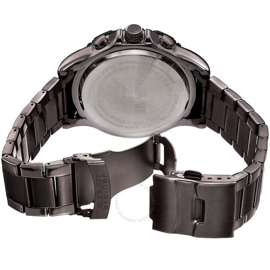 August Steiner Chronograph Quartz Grey Dial Men's Watch AS8229GNOR - Dawson Watches #4