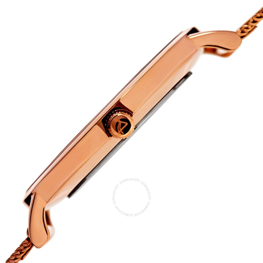 August Steiner Quartz Diamond Rose Dial Ladies Watch AS8207RG - Dawson Watches #3