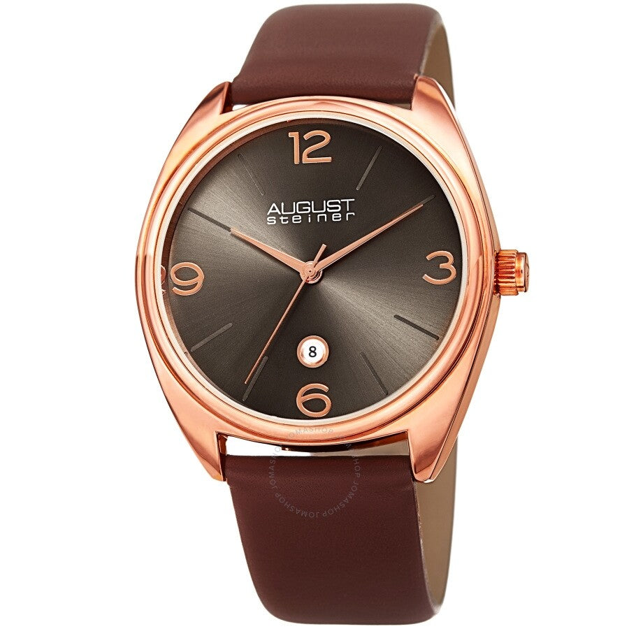 August Steiner Quartz Grey Dial Men's Watch AS8231RGBR - Dawson Watches