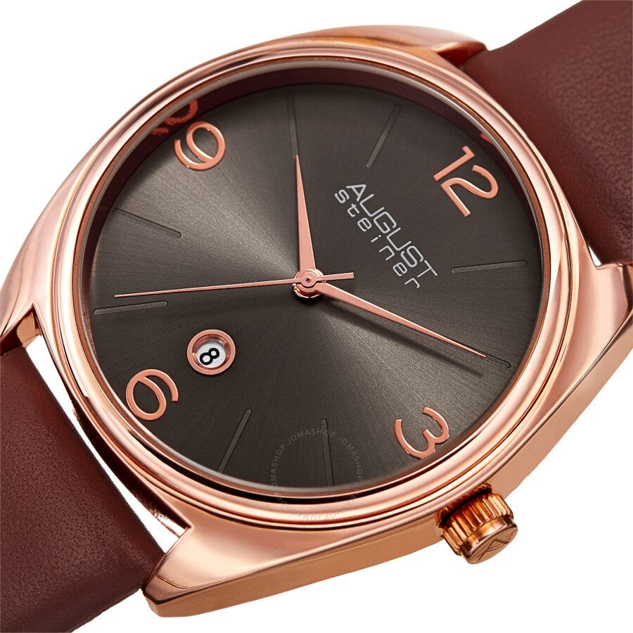 August Steiner Quartz Grey Dial Men's Watch AS8231RGBR - Dawson Watches #2