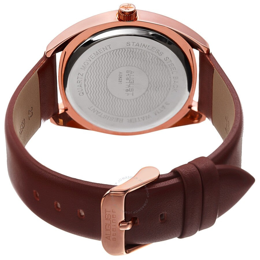 August Steiner Quartz Grey Dial Men's Watch AS8231RGBR - Dawson Watches #4
