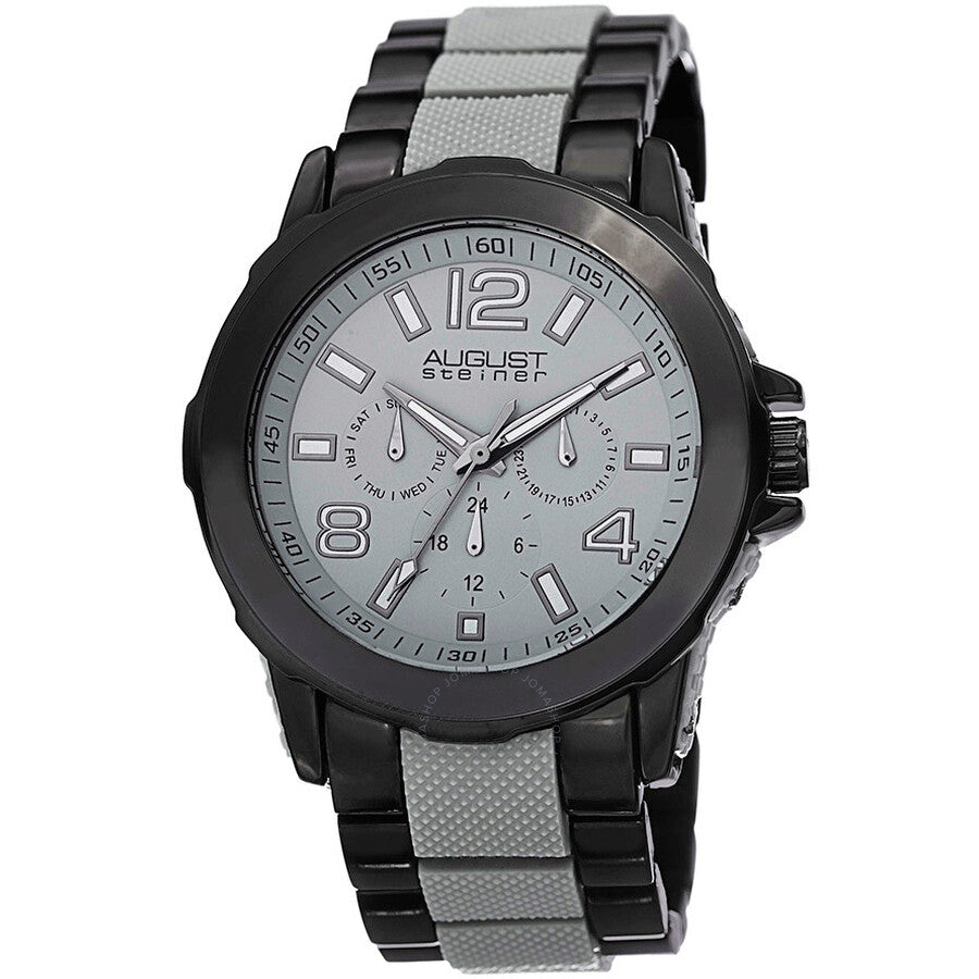 August Steiner Grey Men's Watch AS8114GY - Dawson Watches