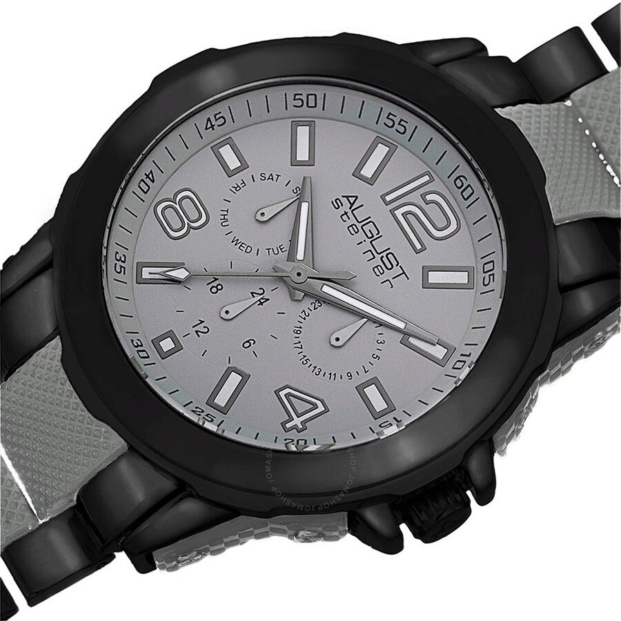 August Steiner Grey Men's Watch AS8114GY - Dawson Watches #2