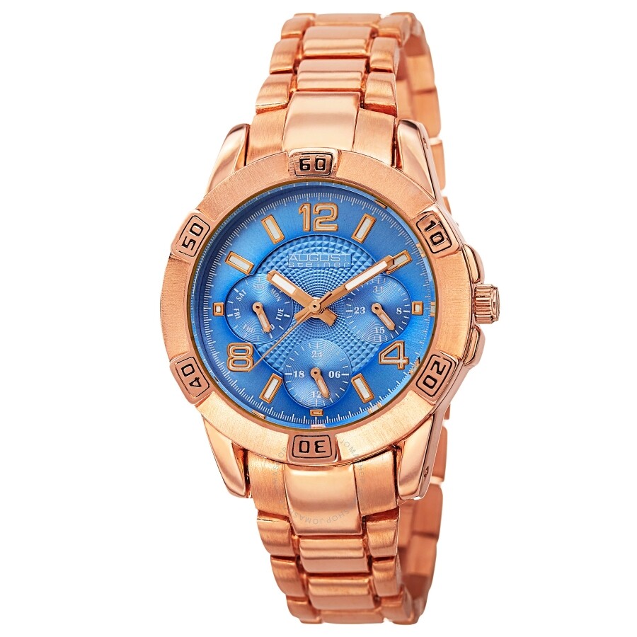 August Steiner Quartz Purple Dial Ladies Watch AS8143RGBU - Dawson Watches