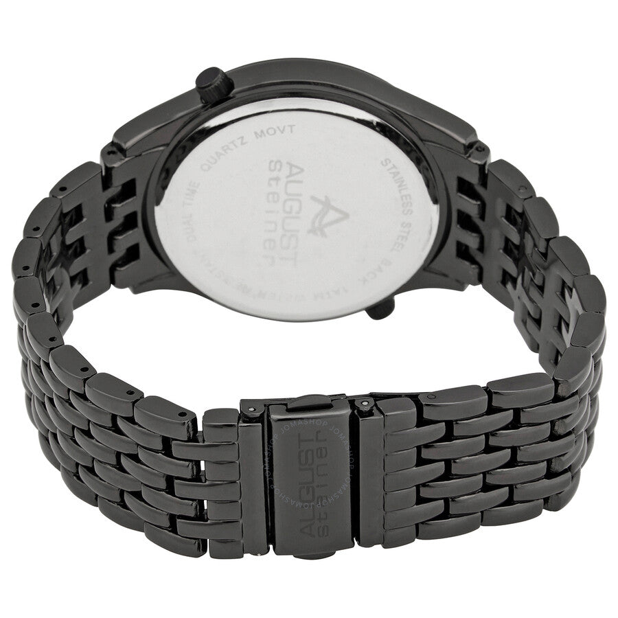 August Steiner Quartz Black Dial Men's Watch AS8141BK - The Watches Men & Co #3