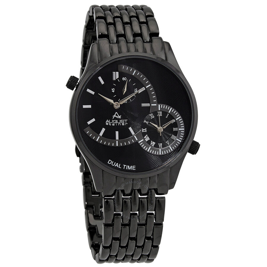 August Steiner Quartz Black Dial Men's Watch AS8141BK - Dawson Watches
