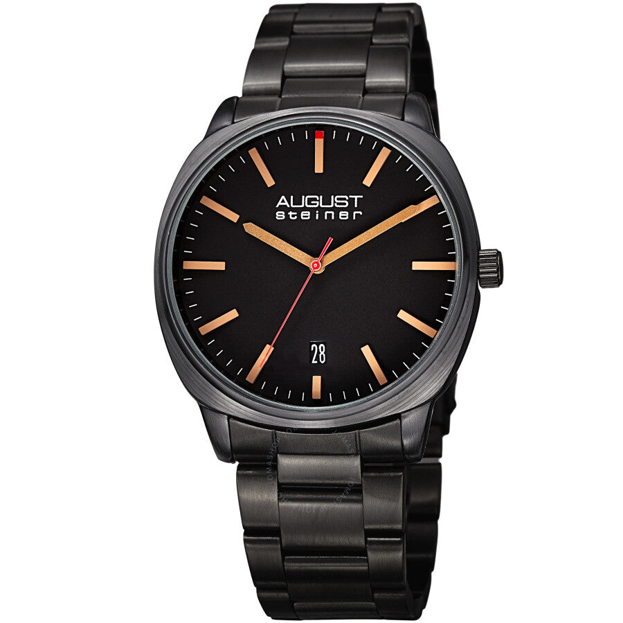 August Steiner Quartz Black Dial Men's Watch AS8237BK - Dawson Watches