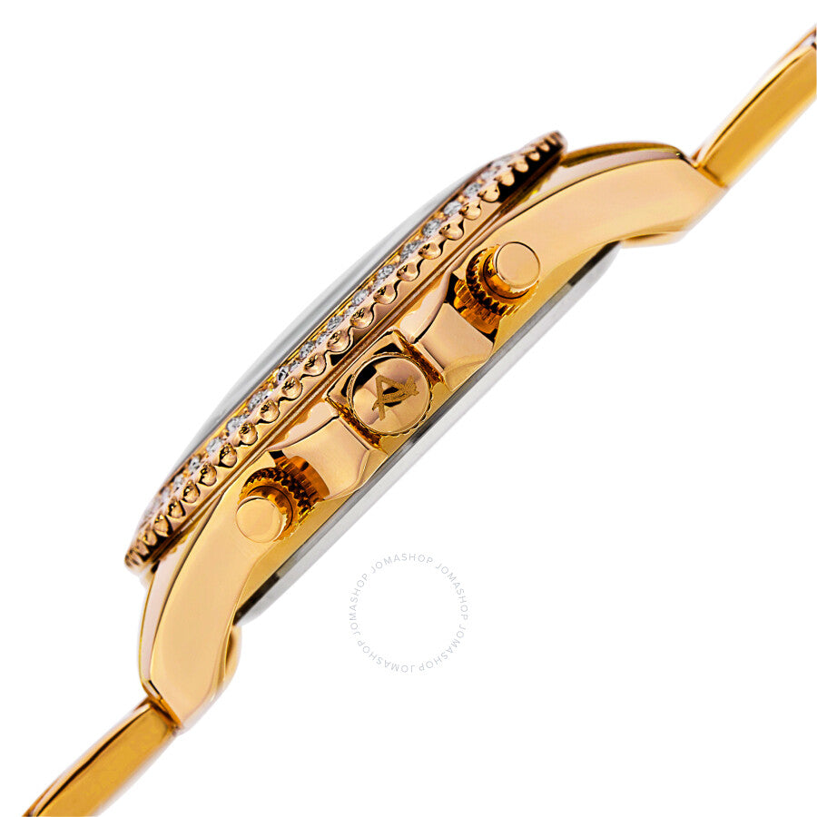August Steiner Quartz Diamond Orange Dial Ladies Watch AS8136YGOR - Dawson Watches #3