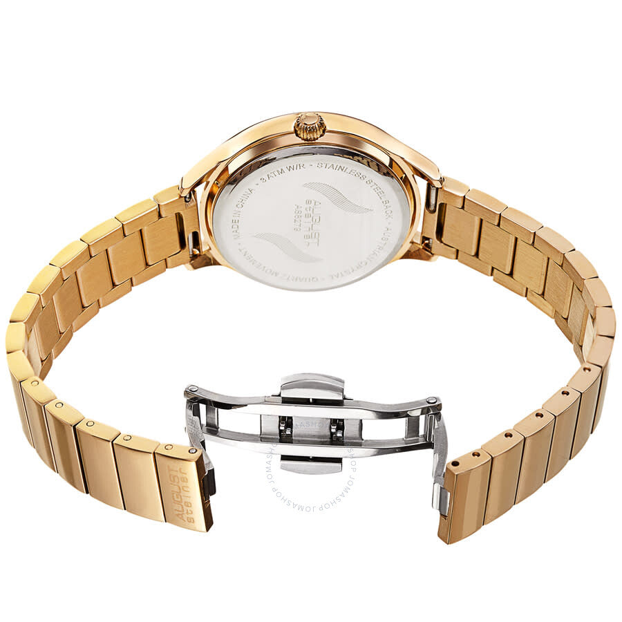 August Steiner Quartz Black Dial Ladies Watch AS8279GN - Dawson Watches #4