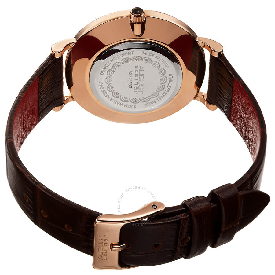 August Steiner Quartz White Dial Ladies Watch AS8287BR - Dawson Watches #4
