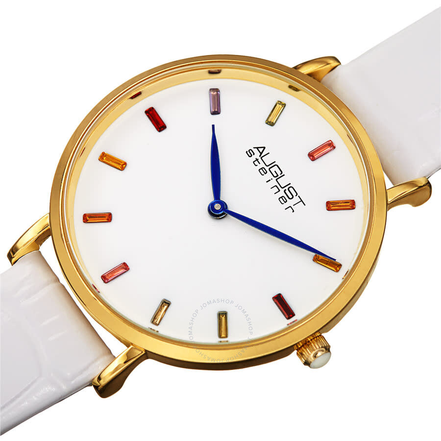 August Steiner Quartz White Dial Ladies Watch AS8287WT - Dawson Watches #2