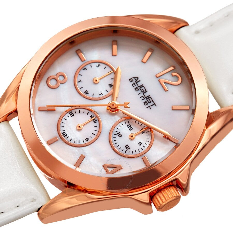 August Steiner Quartz Silver Dial Ladies Watch AS8191WTR - Dawson Watches #2