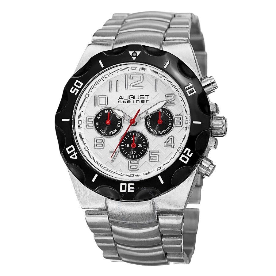 August Steiner Quartz Silver Dial Men's Watch AS8161SS - Dawson Watches