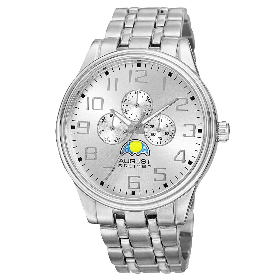 August Steiner Quartz Silver Dial Men's Watch AS8174SS - Dawson Watches