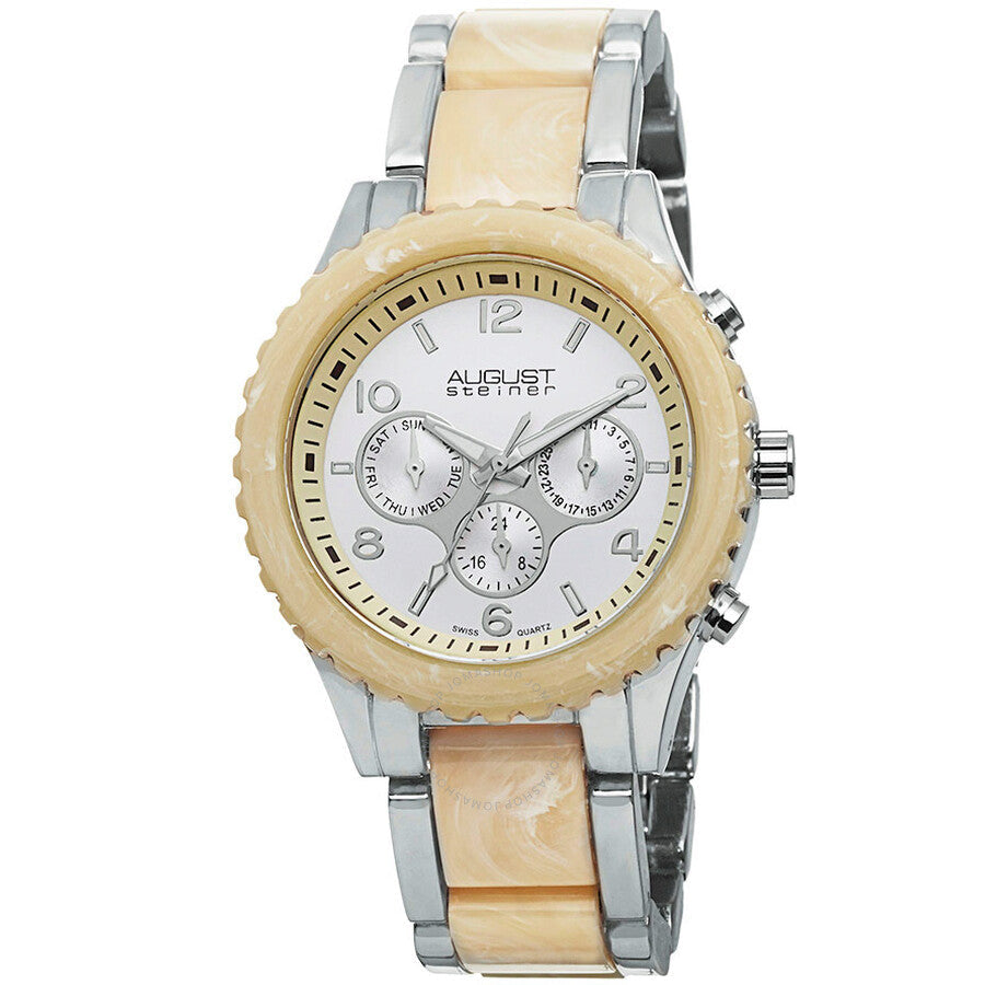 August Steiner Silver Dial Ladies Watch AS8093SS - Dawson Watches
