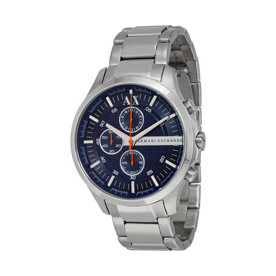 Side angle view of Armani Exchange Hampton AX2155 chronograph watch