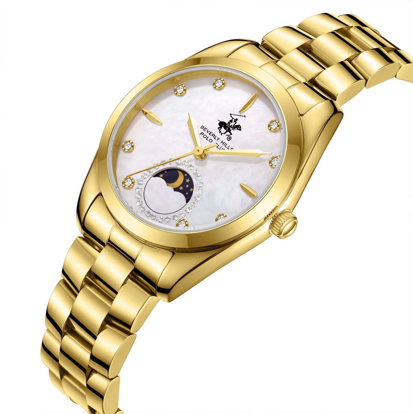 Beverly Hills Polo Club Gold Ladies Watch - BP3833X.120
