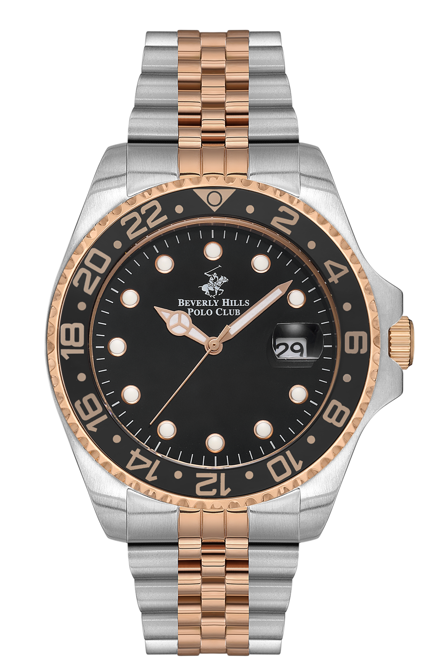 BEVERLY HILLS POLO CLUB Men’s Analog Black Dial Watch – BP3126X.550 - Watch