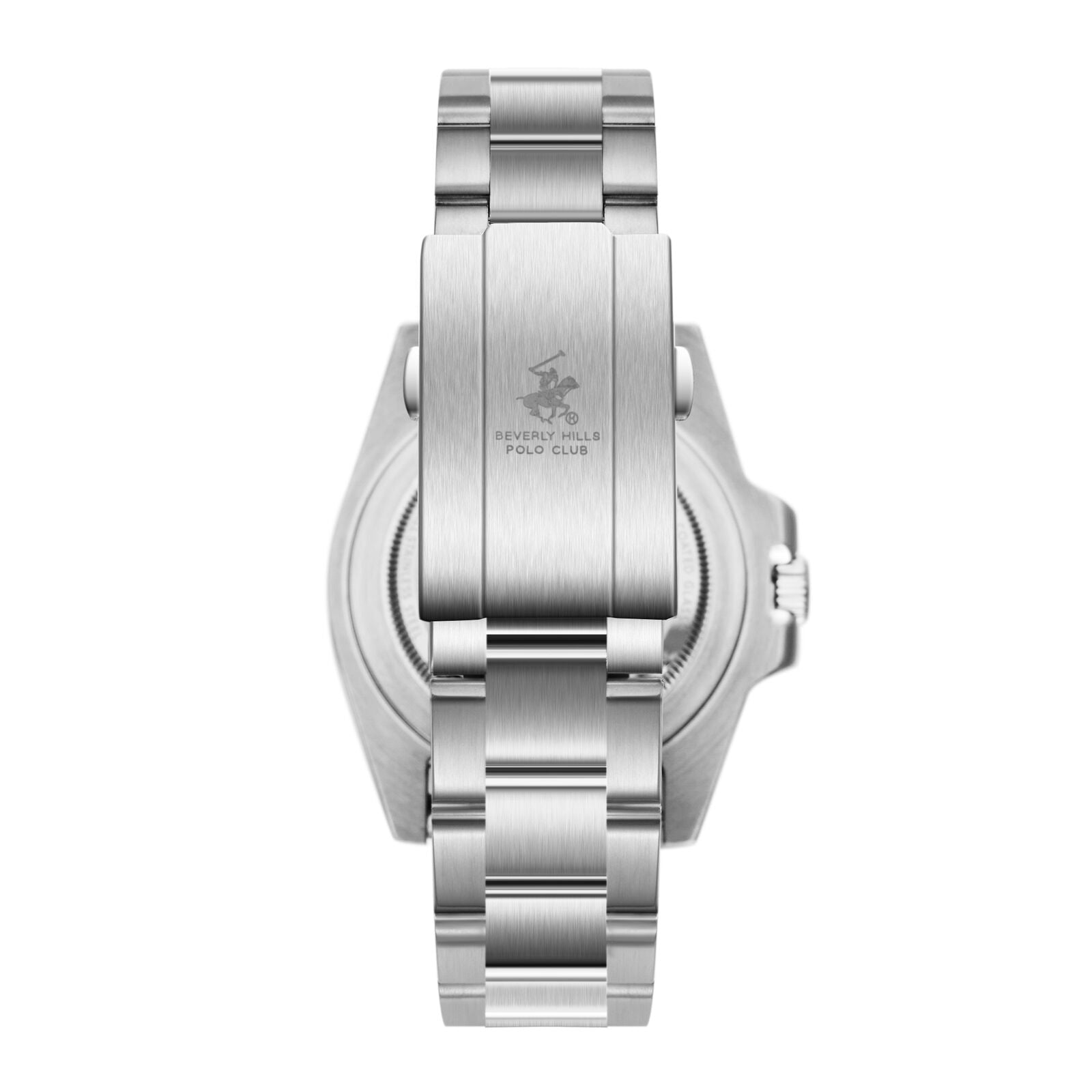 Beverly Hills  Polo Club Metallic Stainless Steel Men's Watch - BP3791X.550