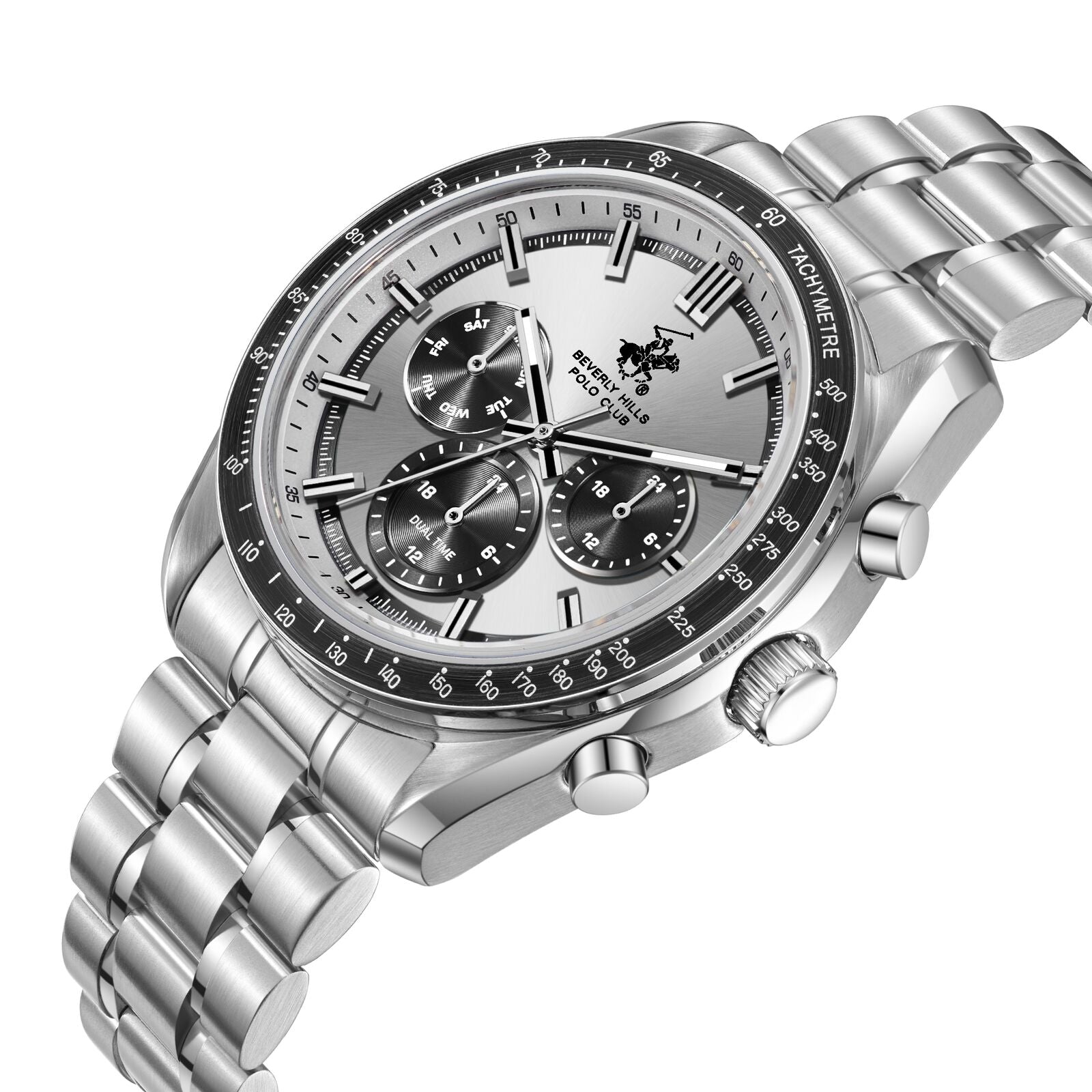 Beverly Hills Polo Club Silver Men's Watch - BP3814X.330 BP3814X.330 - Image 2