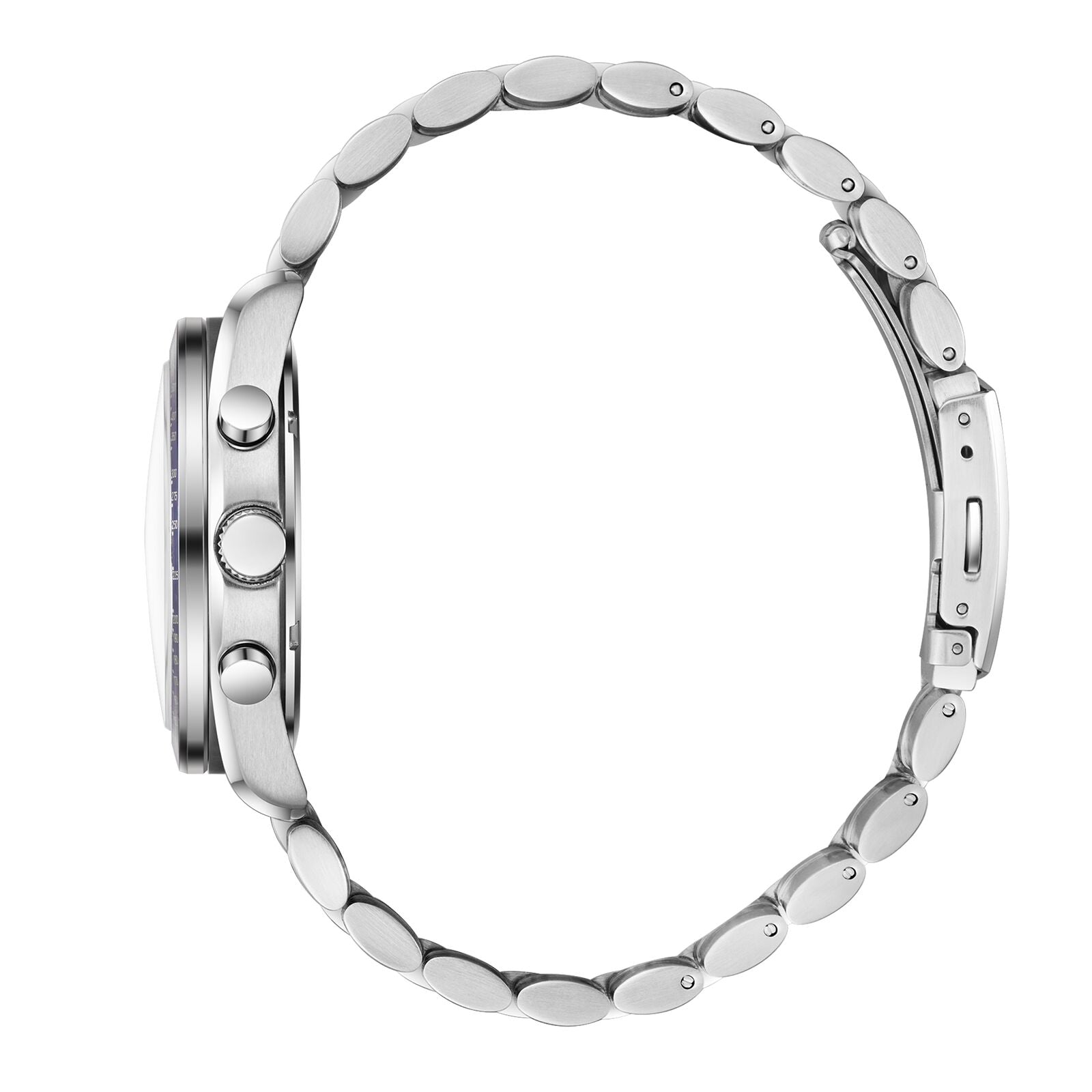 Beverly Hills Polo Club Blue Dial Silver Chrono Watch - BP3814X.390