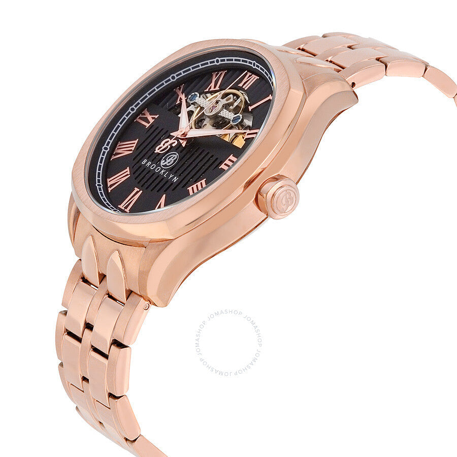 Brooklyn Dunham Skeleton Automatic Black Dial Men's Watch 202-M3262 - Dawson Watches #2
