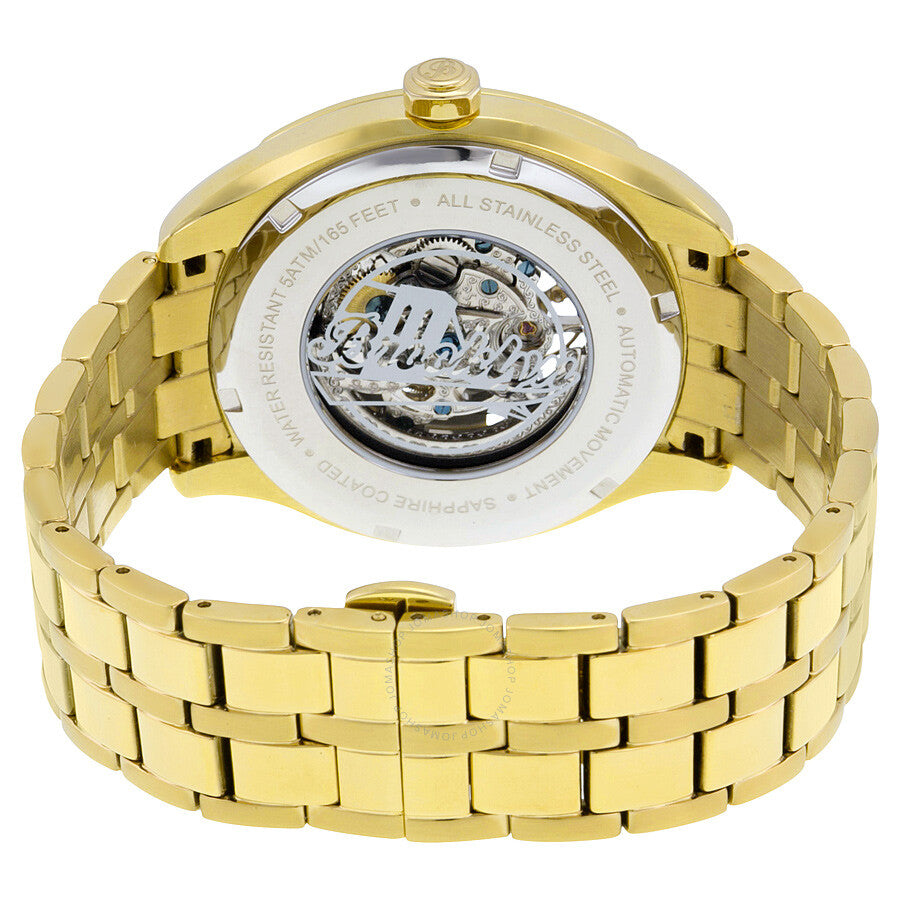 Brooklyn Dunham Skeleton Men's Automatic Ivory Dial Men's Watch - Dawson Watches #3